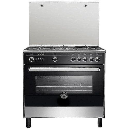 product_image_name-La Germania-موقد قائم بذاته 9M10GUB1X4AWW من الفولاذ المقاوم للصدأ مع 5 شعلات غاز-1