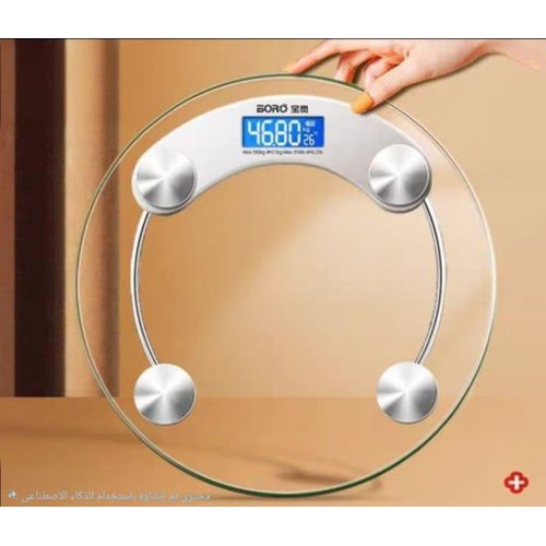 product_image_name-Generic-ميزان حمام رقمى لوزن الجسم زجاج مقوى حتى 150 كيلو-1