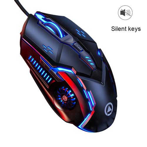 Ergonomic Wired Gaming Mouse LED 5500 DPI USB Computer Mouse Gamer