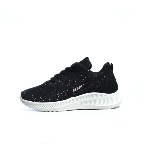 Buy Desert Sportive Lace-Up Sneakers For Women - Black in Egypt