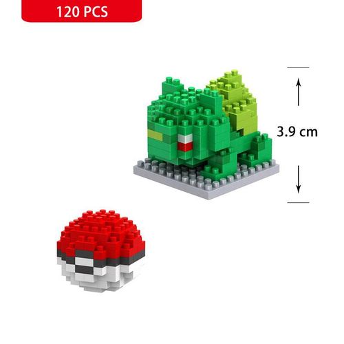 Mini lego pokemon blocos pequenos desenhos animados jigsaw modelo animal  educação jogo gráficos tijolos brinquedos pokemon — comprar a preços baixos