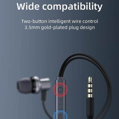 product_image_name-JOYROOM-JOYROOM- In-ear Wired Control Earphone سماعة جيروم سلك بميكروفون وصوت عالي الجودة - سماعة اصلية - سماعه اصليه - هاندفري-7