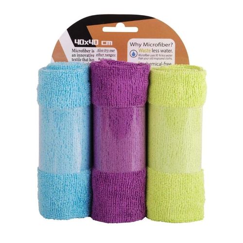 Mintra Super Soft Microfiber Towel (40x40 Cm ) - 3 Pcs @ Best