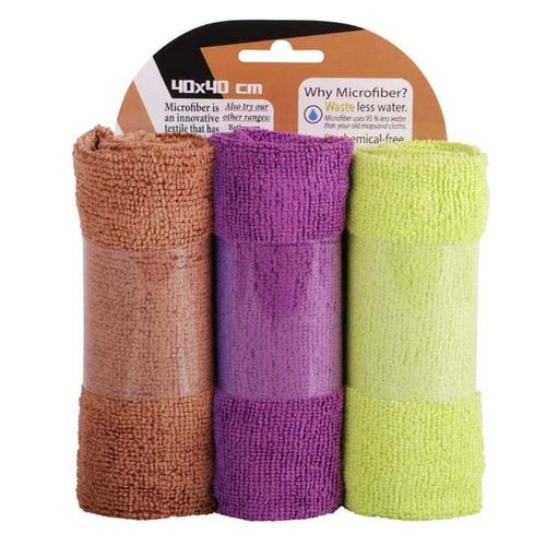 Mintra Super Soft Microfiber Towel (40x40 Cm ) - 3 Pcs @ Best