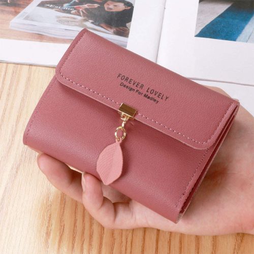 Abhsant Fashion Cash Compartment ID Card Organizer Portable Women Leather Bag  Ladies Wallet Coin Purse Short Small Money Purse (Brown) : Amazon.in: Bags,  Wallets and Luggage