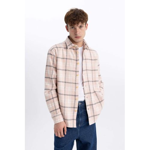 Buy Defacto Relax Fit Woodcutter Plaid Long Sleeve Shirt in Egypt