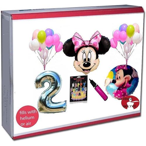 product_image_name-Generic-Minne Mouse 2nd Bow Birthday Decoration Balloon Set - Silver-1