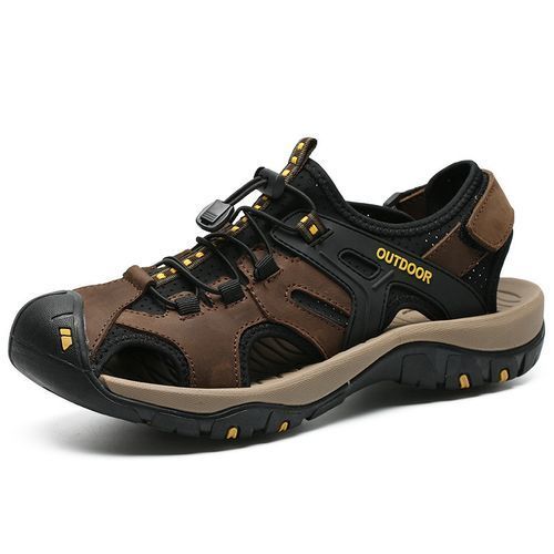 Buy Fashion Big Size Outdoor Hiking Climbing Sandals-Brown in Egypt