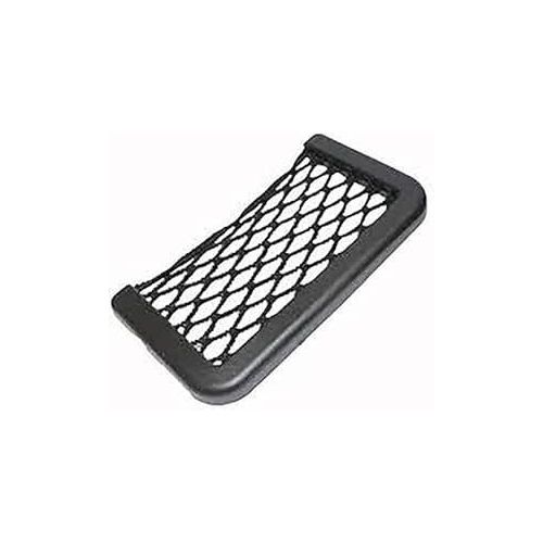 product_image_name-Generic-حقيبة شبكية لتخزين الأشياء الصغيرة في السيارة، مثل الهواتف المحمولة، البطاقات، إلخ. يمكن تثبيتها في أي مكان داخل السيارة باستخدام شريط لاصق قوي. الجزء الخلفي من الحقيبة مصنوع من الفرو الأسود.-1