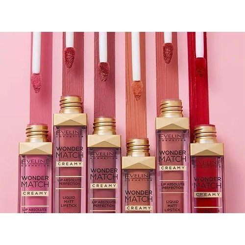 product_image_name-Eveline Cosmetics-EVELINE WONDER MATCH MATCH LIQUID LIPSTICK 11 MILKY NUDE 6.8ML -4
