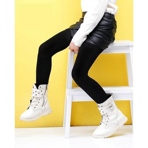 Generic Tights For Children Girls Winter Black Wool @ Best Price