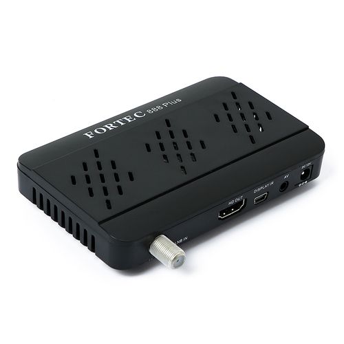 Fortec 888 Plus Receiver With WiFi Adapter - Black