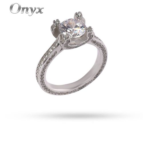 product_image_name-Generic-خاتم به حجر فضي بشكل مختلف للسيدات ، فضة 925-1