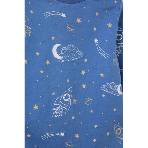 product_image_name-Defacto-Baby Boy Star Pattern 2 Piece Pajama Set-3