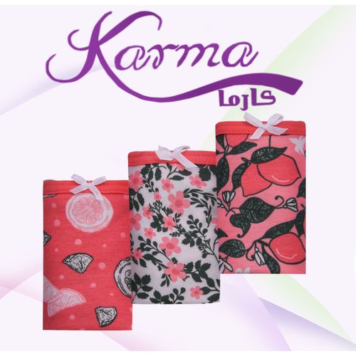 product_image_name-Karma-عبوة من 3 سراويل داخلية قطنية للنساء من كارما-5
