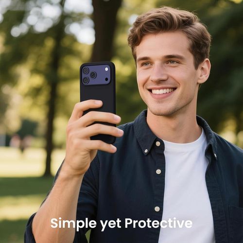 product_image_name-Generic-جراب سيليكون سائل واقي لكامل الجسم مضاد للصدمات رفيع مع بطانة ناعمة مضادة للخدش مايكروفايبر  متوافق مع آيفون 17 برو 6.3 بوصة، أسود-5