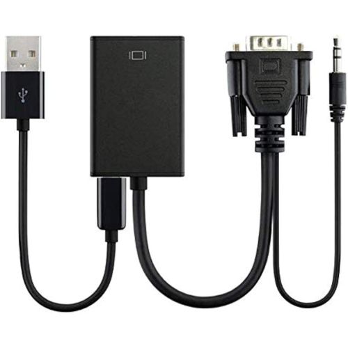 product_image_name-Generic-محول صوت في جي ايه اتش دي ام اي للكمبيوتر المكتبي واللاب توب ومشغل وجهاز فك التشفير مدخل مورد اشارة VGA مشغل اسود-1