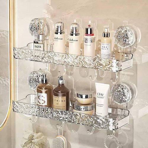 product_image_name-Generic-Modern, Pure Acrylic Bathroom Shelf-1