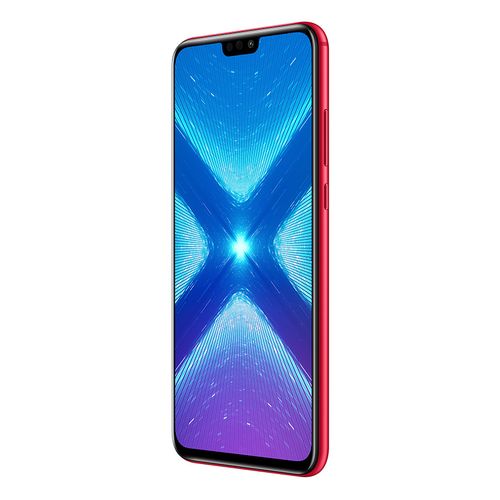 Honor 8X موبايل - 6.5 بوصة - 128 جيجا - ثنائي الشريحة - 4G - أحمر