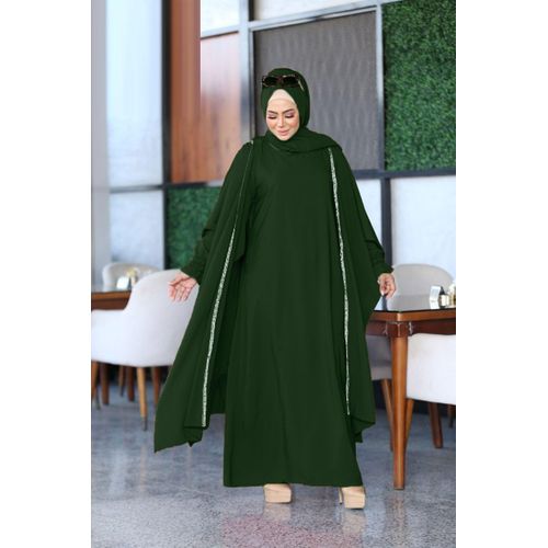 product_image_name-Abaya-عباية السنيوره اللون زيتي-1