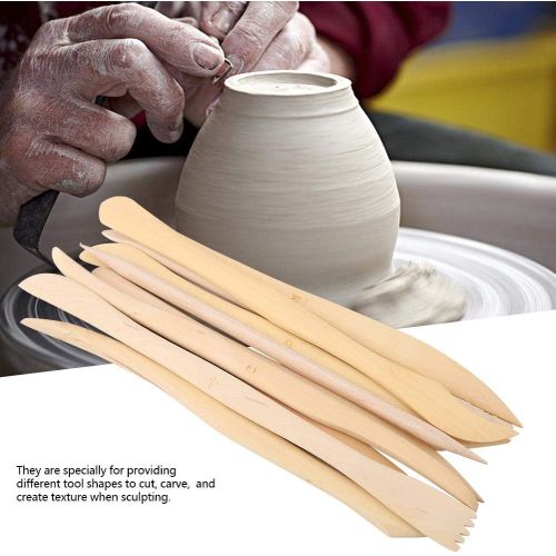 product_image_name-Generic-أدوات نحت الطين الخشبية - مجموعة من 10 قطع-3