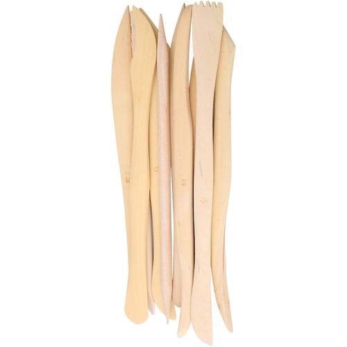 product_image_name-Generic-أدوات نحت الطين الخشبية - مجموعة من 10 قطع-7