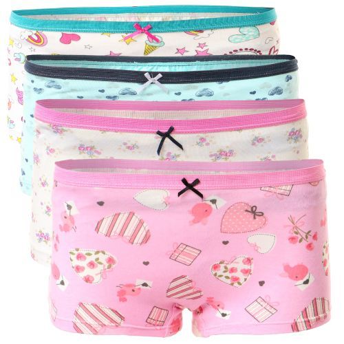 Buy Funny Bunny - Set Of (4) Shorts Cotton - For Girls in Egypt