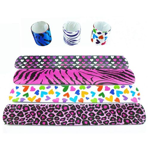 55pcs Slap Bracelets for Party Favors Colorful Hearts Animal Print Design  Retro Slap Wrist Bands, Birthday Gifts Kids Prizes, Pinata Fillers,  Classroom Rewards, Back to School Gifts - Walmart.com