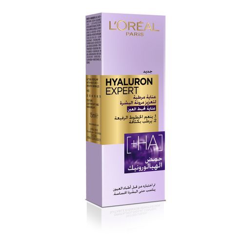 اشتري L'Oreal Paris Hyaluron Expert Replumping Moistuizing Eye Cream - 15ml في مصر