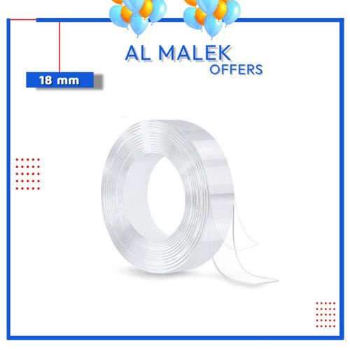 product_image_name-Generic-شريط لاصق مزدوج شفاف 18 مم * 3 م-1