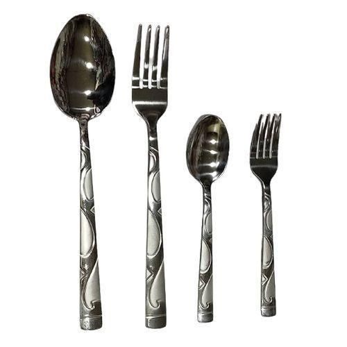 product_image_name-Falmer-A Set Of 24 Pieces 6 Small And 6 Large Spoons 6 Small And 6 Large Forks-1