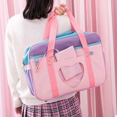 Japanese student bag JK handbag travel bag lady shoulder bag high