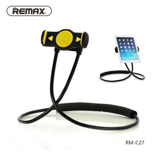 Remax RM-C27 حامل تابلت أو هواتف ذكية للرقبة أو الوسط - أسود