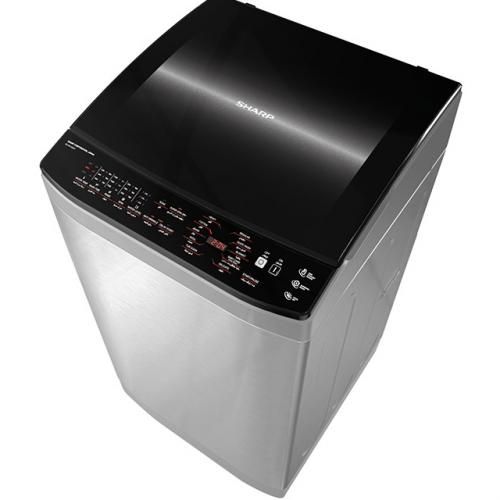 Buy Sharp Washing Machine Top Automatic 11 Kg, Pump, Silver ES-TN11GSLP in Egypt