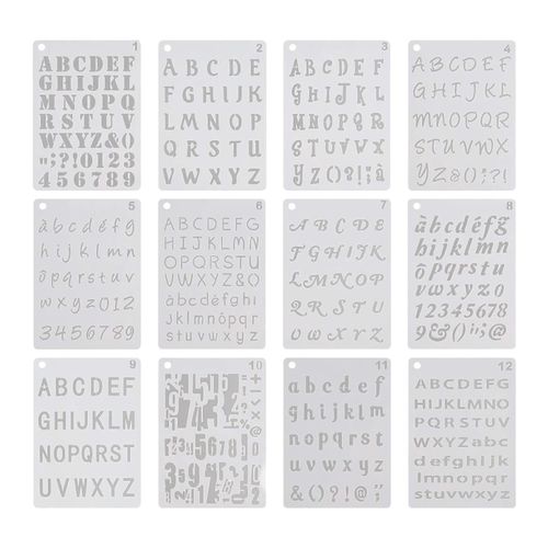 48 x 12 Alphabet Kit Stencil