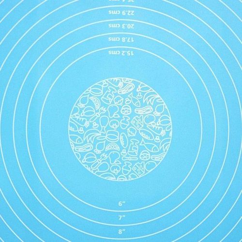 product_image_name-Generic-حصيرة خبز سيليكون كبيرة الحجم لتدوير العجين مع قياسات، مبطنة لمقاومة الحرارة للاستخدام على الطاولة، لوح معجنات قابل لإعادة الاستخدام وغير لاصق لربة المنزل - أزرق-2