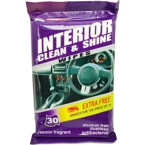 product_image_name-Generic-مناديل تنظيف داخل السيارة لإزالة الأوساخ والغبار، تشمل الطبلون وعجلة القيادة والمقاعد والمزيد - 30 منديل برائحة الياسمين - KaberTrade-1