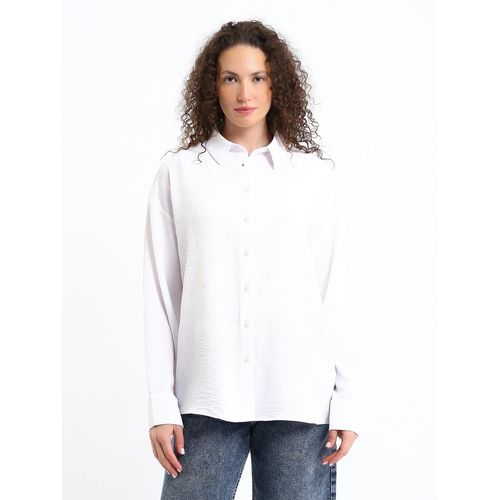 product_image_name-LC Waikiki-Button-Down Straight Long Sleeve Women's Shirt-1