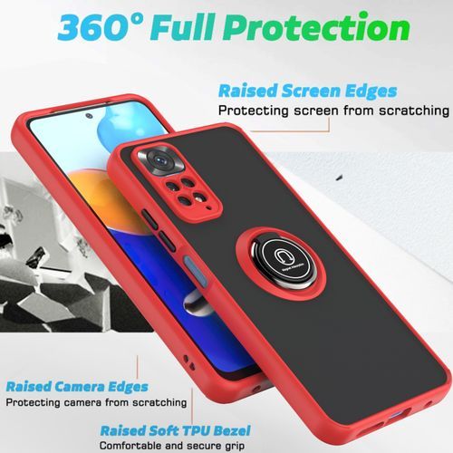 Case for Xiaomi Redmi Note 11 Pro 4G Case,Anti-Fall and Shock-Absorbing  Protective with Screen Protector Case for Xiaomi Redmi Note 11 Pro 5G