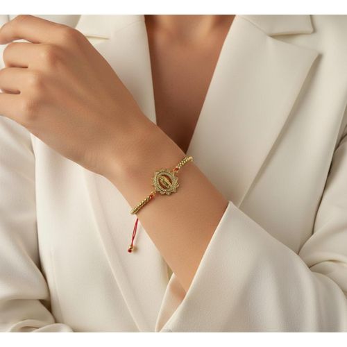 product_image_name-Generic-adjustable red string bracelet featuring a gold-toned and zirconia Virgin Mary-1