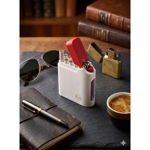 product_image_name-Generic-علبة سجائر بيضاء بغطاء أحمر بتصميم عملي وأنيق-2