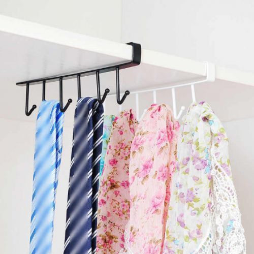 product_image_name-Generic-رف منظم للمناشف وادوات المطبخ الاخرى - اسود - قطعتين-7