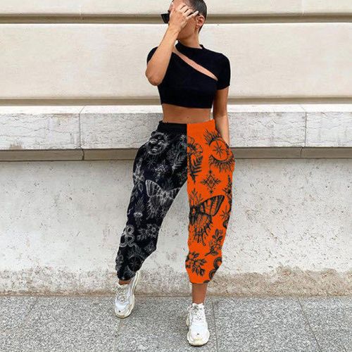 Yskkt High Waist Cargo Pants For Women Fashionable Streetwear