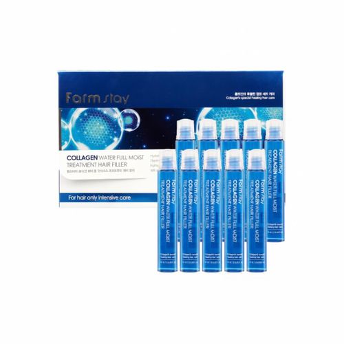 product_image_name-Farmstay-علاج تعبئة الشعر بمياه الكولاجين المرطبة بالكامل 13 مل - 10 قطع-1