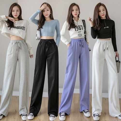 Sweatpants Women Pants High Waisted Wide Leg Trousers Loose Casual