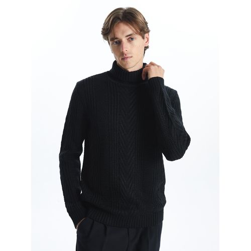Fisherman's Collar Knitted Men's Knitwear Sweater