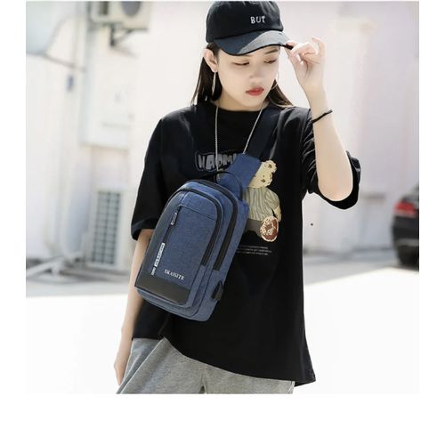 Navy blue hotsell side bag
