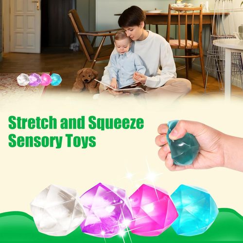 product_image_name-Generic-مكعب الضغط اللزج 1PC Diamond Ice – لعبة كرة تمارين يدوية بشكل مربع للاسترخاء والتركيز واللعب الحسي للأطفال والكبار – كرة سكر بناء 2.45 بوصة – لون عشوائي-4