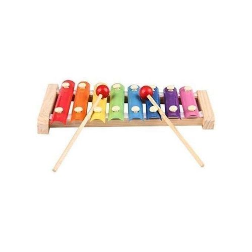 product_image_name-Generic-Wooden xylophone toy for children 8 tone musical instrument with 2 mallets Educational piano style toy to develop skills Suitable for indoor and outdoor play Perfect gift for kids-2