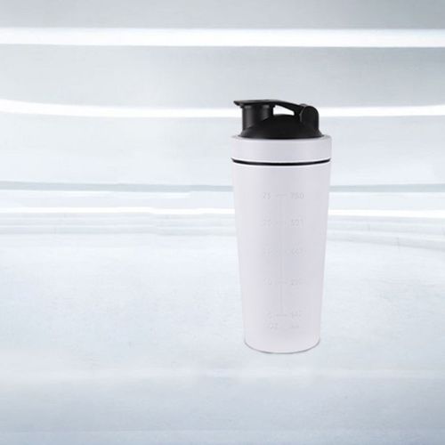 500ML/750ML Leak Proof Sport Fitness Gym Protein Shaker Bottle 304  Stainless Steel Shaking Cup Vacuum Mixer Outdoor Drink Kettle